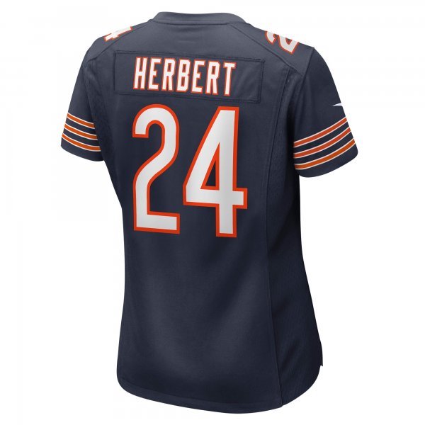 Women's Chicago Bears Khalil Herbert Nike Navy Game Jersey