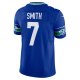 Men's Seattle Seahawks Geno Smith Nike Royal Alternate Vapor F.U.S.E. Limited Jersey