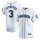 Men's Seattle Mariners #3 J.P. Crawford Nike White Home Limited Player Jersey