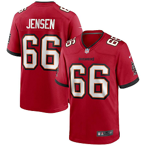 Men's Nike Tampa Bay Buccaneers #66 Ryan Jensen Red Game Jersey