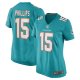 Women's Miami Dolphins Jaelan Phillips Nike Aqua Game Player Jersey