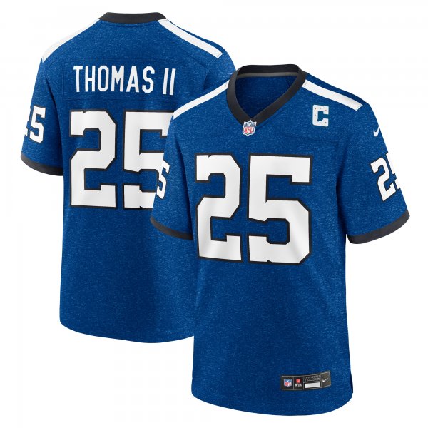 Men's Indianapolis Colts Rodney Thomas II Nike Royal Indiana Nights Alternate Game Jersey