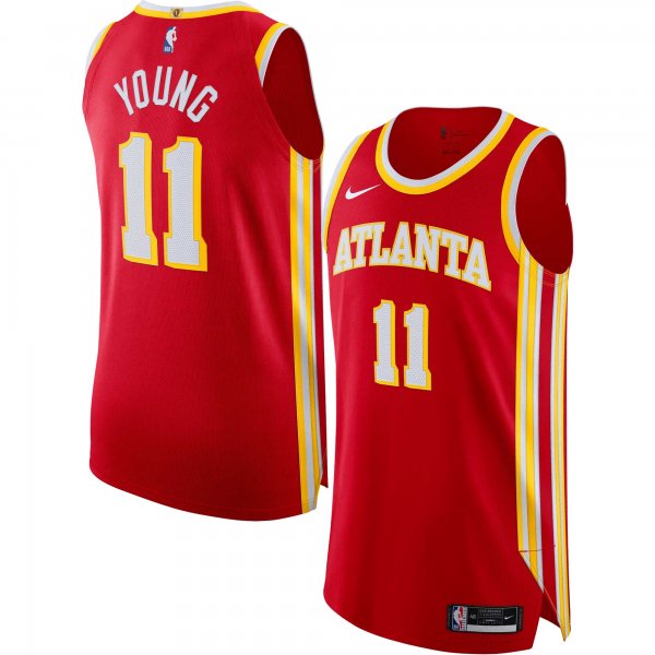 Men's Atlanta Hawks Trae Young Nike Red Jersey - Icon Edition