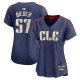 Women's Cleveland Guardians Shane Bieber Nike Navy 2024 City Connect Limited Jersey