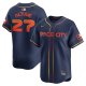 Men's Houston Astros Jose Altuve Nike Navy City Connect Limited Player Jersey